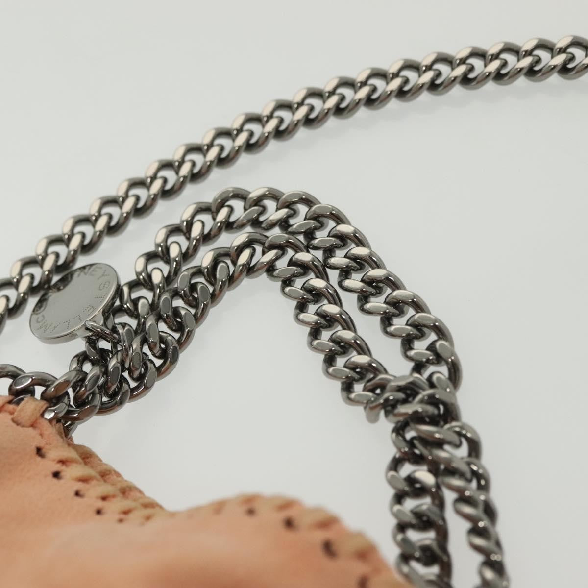 Stella McCartney Falabella Fold Over Crossbody Bag Suede, PINK, SUEDE, Shoulder bag