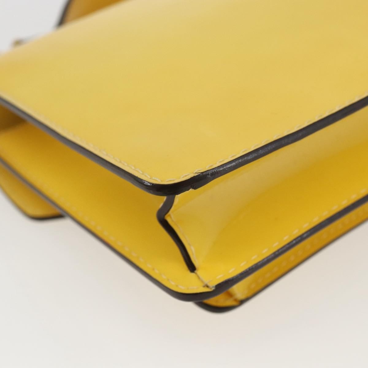 Louis Vuitton Monceau Handbag Vernis, Yellow, Patent Leather, Handbag