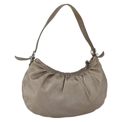 Miu Miu Shoulder Bag Leather, GOLD, LEATHER, Shoulder bag