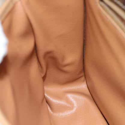 Celine Macadam Shoulder Bag PVC Leather, BROWN, CANVAS, Shoulder bag