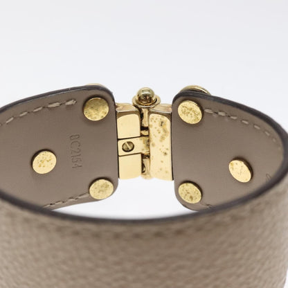 Louis Vuitton Save It Bracelet Leather, BEIGE, LEATHER, Bracelet