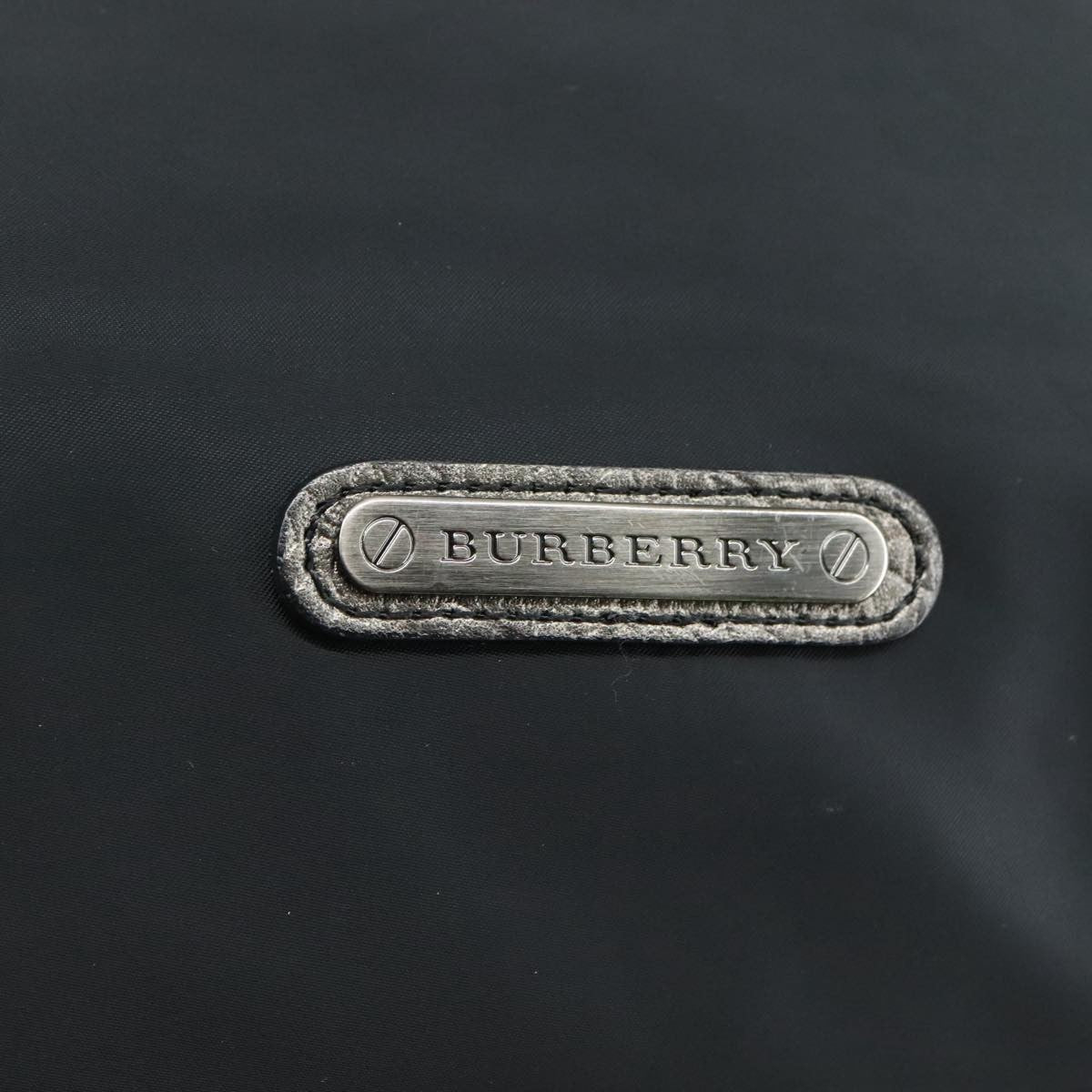 Burberry Vintage Shoulder Bag Nylon, BLACK, NYLON, Shoulder bag