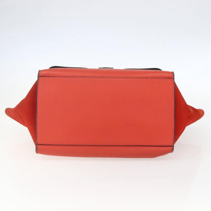 Celine Trapeze Bag Leather, RED, LEATHER, Handbag
