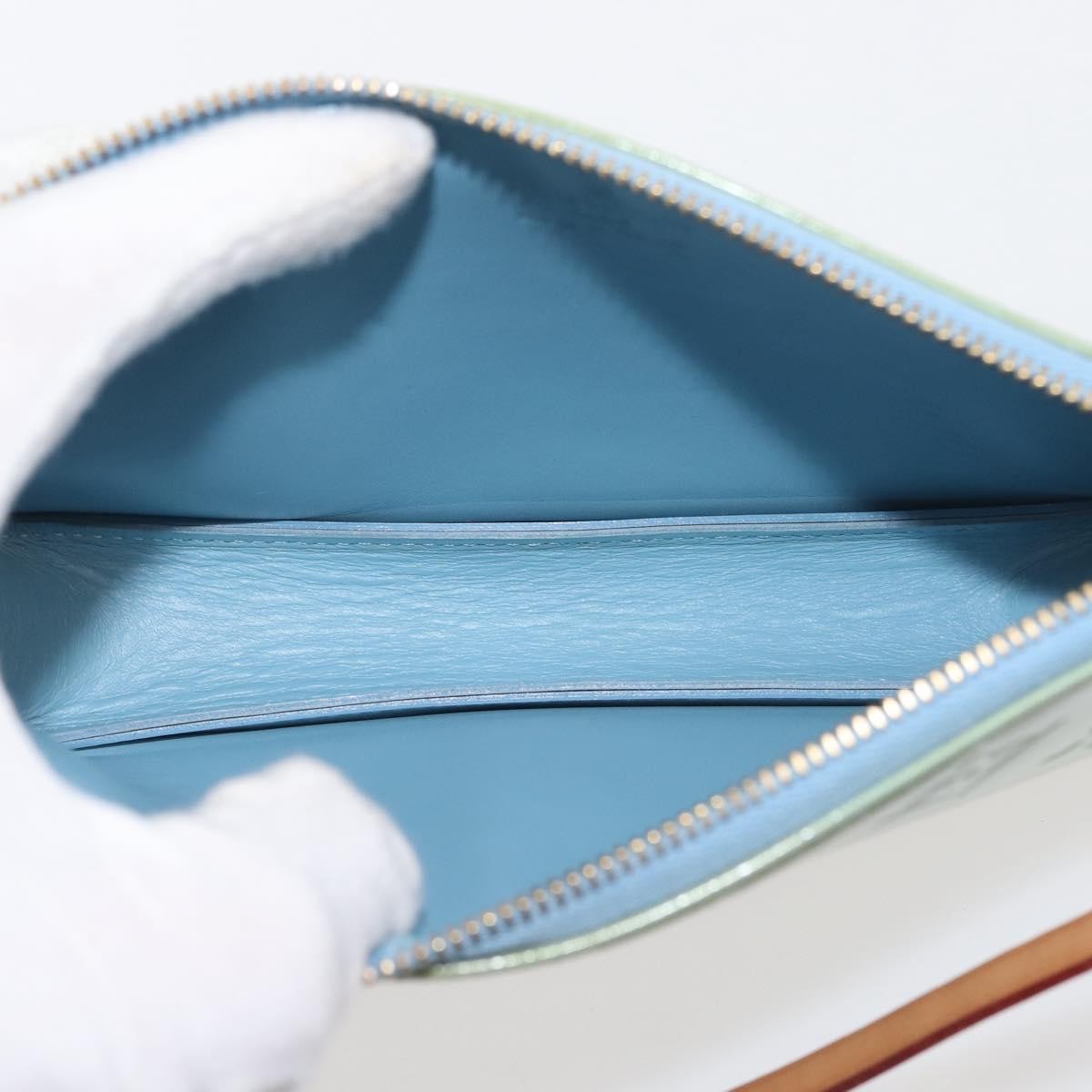 Louis Vuitton Lexington Pochette Monogram Vernis, BLUE, PATENT_LEATHER, Clutche & pouche