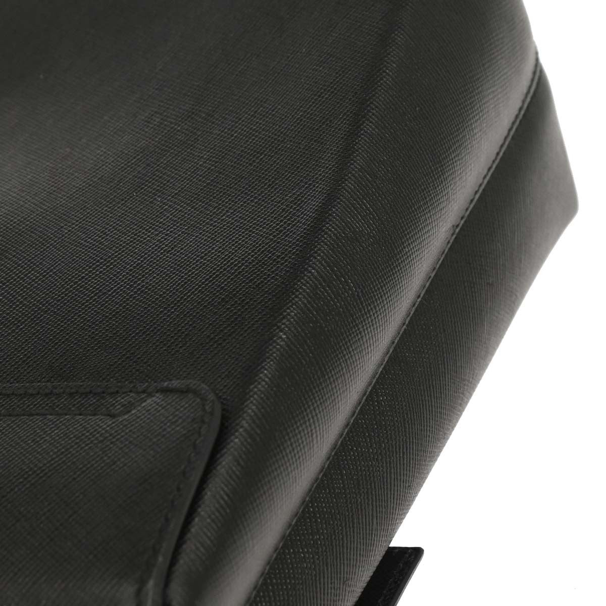 Salvatore Ferragamo Convertible Top Handle Bag Leather, BLACK, LEATHER, Handbag