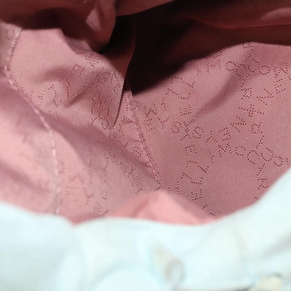 Stella McCartney Falabella Fold Over Crossbody Bag Suede, PINK, SUEDE, Shoulder bag