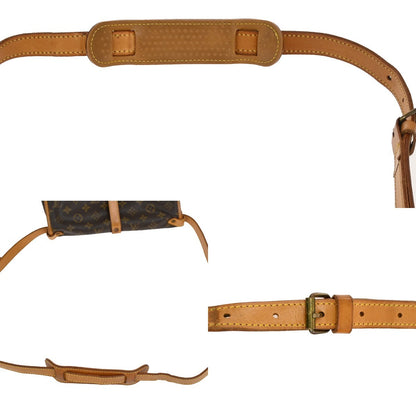 Louis Vuitton Saumur Handbag Monogram Canvas, BROWN, CANVAS, Shoulder bag