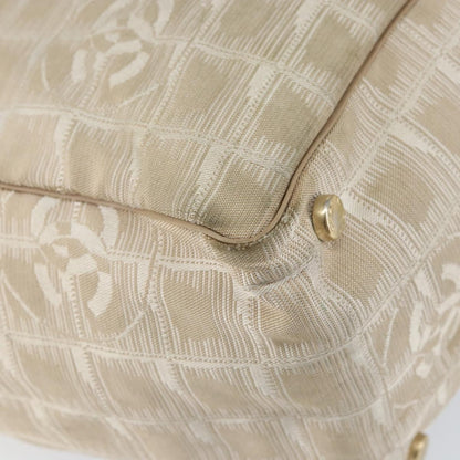 Chanel Travel Line Tote Nylon, BEIGE, NYLON, Tote bag