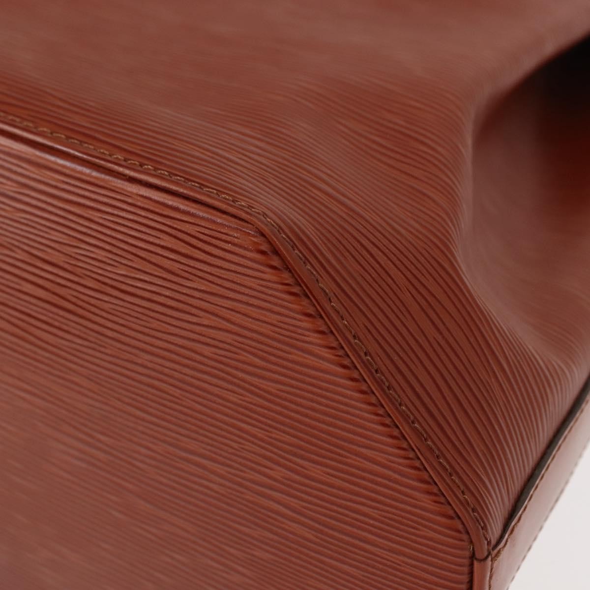 Louis Vuitton Vintage Sac d'Epaule Handbag Epi Leather, BROWN, LEATHER, Shoulder bag