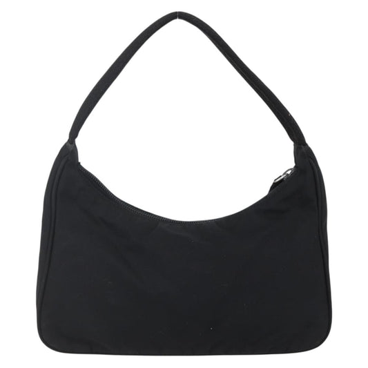 Prada Hobo Tessuto, BLACK, NYLON, Handbag