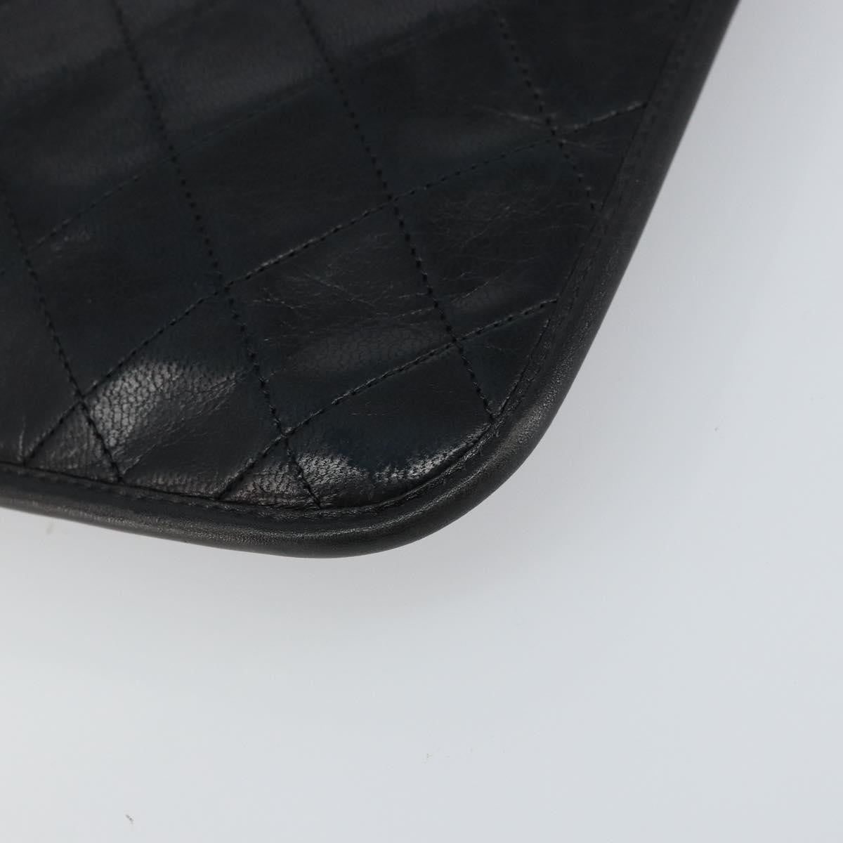 Chanel Vintage Tote Leather, BLACK, LEATHER, Tote bag