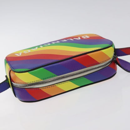 Balenciaga Everyday Camera Bag Printed Leather, MULTICOLOUR, LEATHER, Crossbody bag