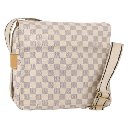 Louis Vuitton Naviglio Handbag Damier, WHITE, CANVAS, Shoulder bag