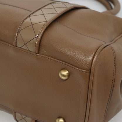 Burberry Nova Check Tote Leather, BROWN, LEATHER, Tote bag