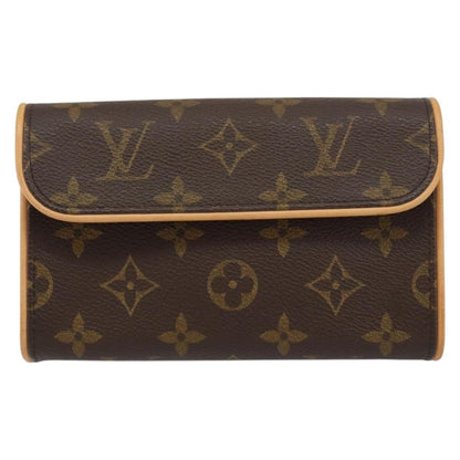 Louis Vuitton Florentine Waist Bag Monogram Canvas, BROWN, CANVAS, Clutche & pouche