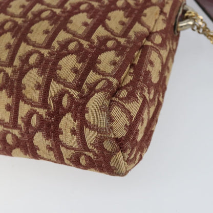 Christian Dior Vintage CD trotter Shoulder bag Canvas, RED, CANVAS, Shoulder bag
