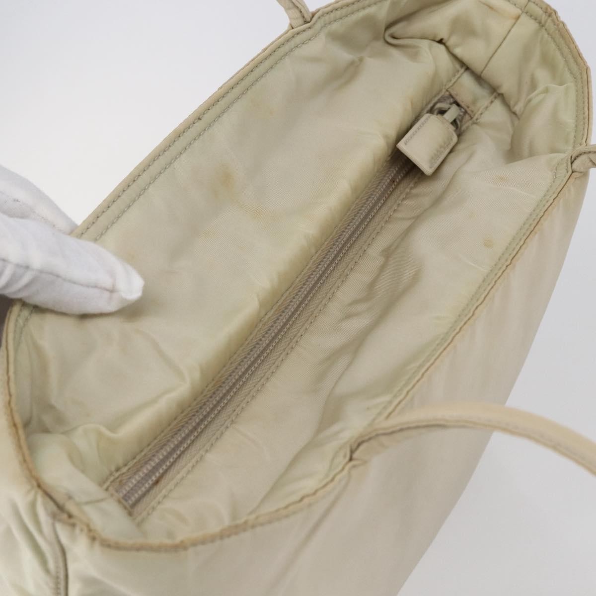 Prada Vintage Tote Tessuto, SILVER, NYLON, Tote bag