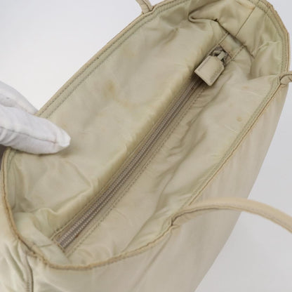 Prada Vintage Tote Tessuto, SILVER, NYLON, Tote bag