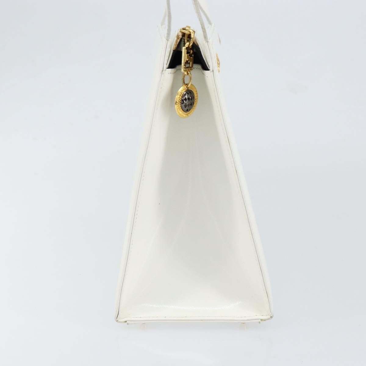 Versace Medusa Shoulder Bag Leather, WHITE, LEATHER, Shoulder bag