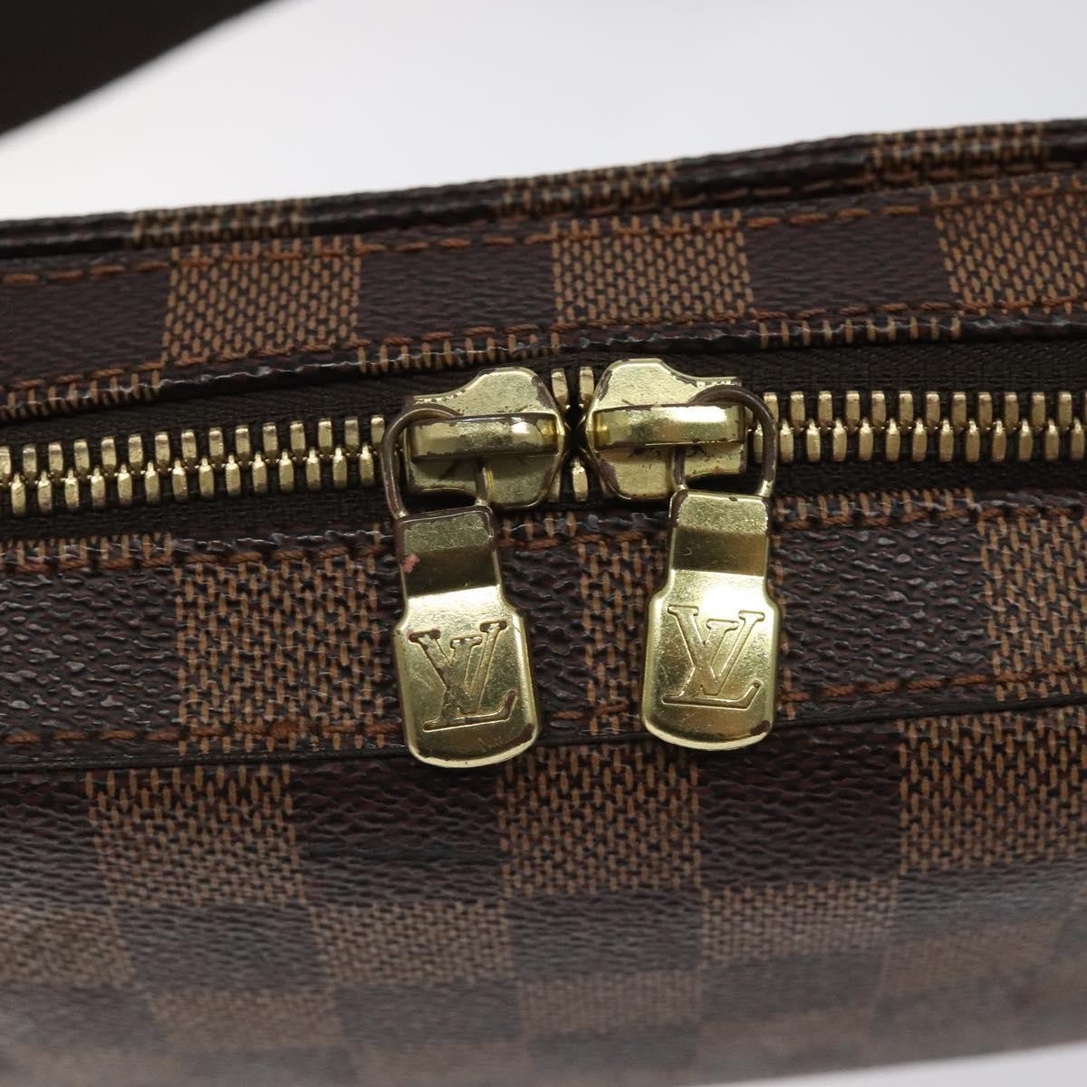 Louis Vuitton Geronimos Waist Bag Damier, BROWN, CANVAS, Shoulder bag
