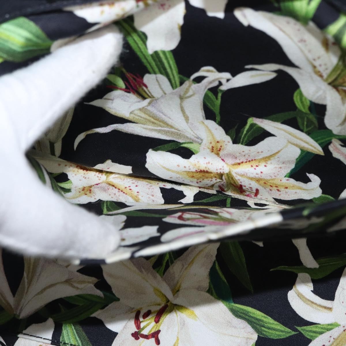 Dolce & Gabbana Capri Tote Printed Canvas with Lizard Embossed Leather, MULTICOLOUR, CANVAS, Tote bag