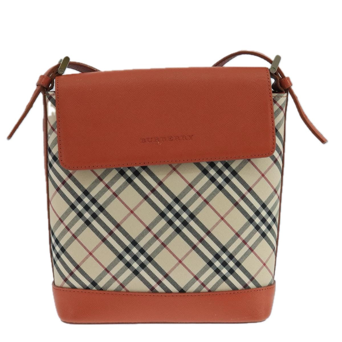 Burberry Nova check Shoulder bag Canvas, BEIGE, CANVAS, Shoulder bag