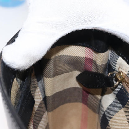 Burberry Bridle Abbott Crossbody Bag Leather, BLACK, LEATHER, Shoulder bag