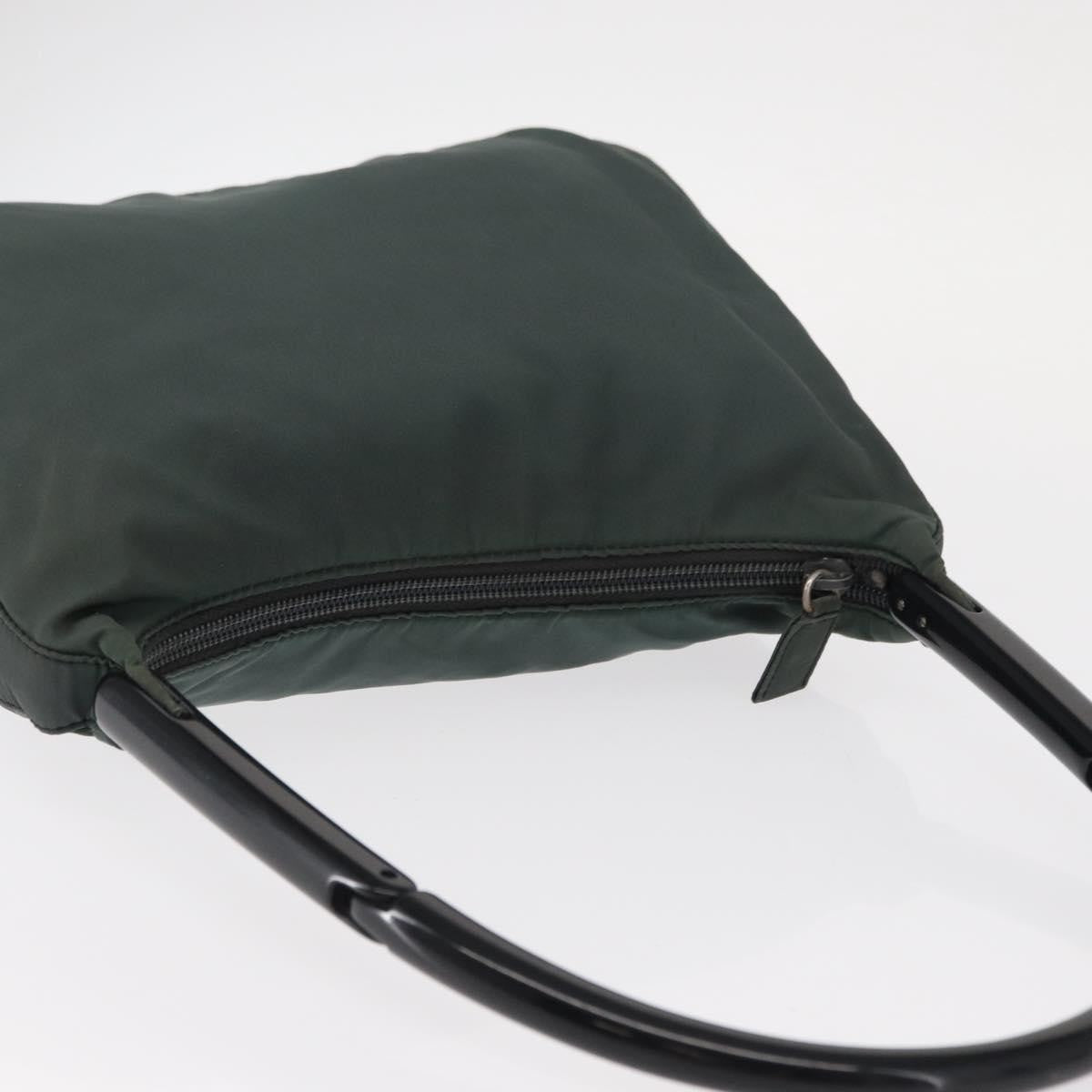 Prada Vintage Shoulder Bag Tessuto, GREEN, NYLON, Shoulder bag
