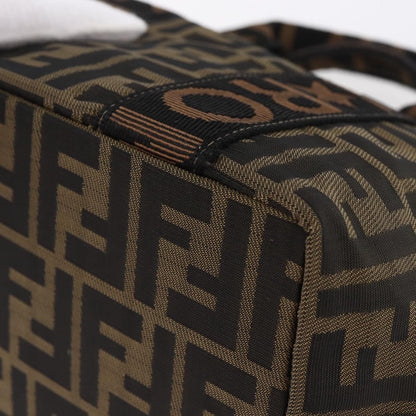 Fendi Zucca Tote bag FF motif, BROWN, CANVAS, Tote bag