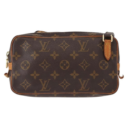 Louis Vuitton Pochette Marly Bandouliere Bag Monogram Canvas, BROWN, CANVAS, Shoulder bag