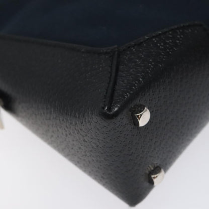 Salvatore Ferragamo Vintage Shoulder Bag Canvas, NAVY, CANVAS, Shoulder bag