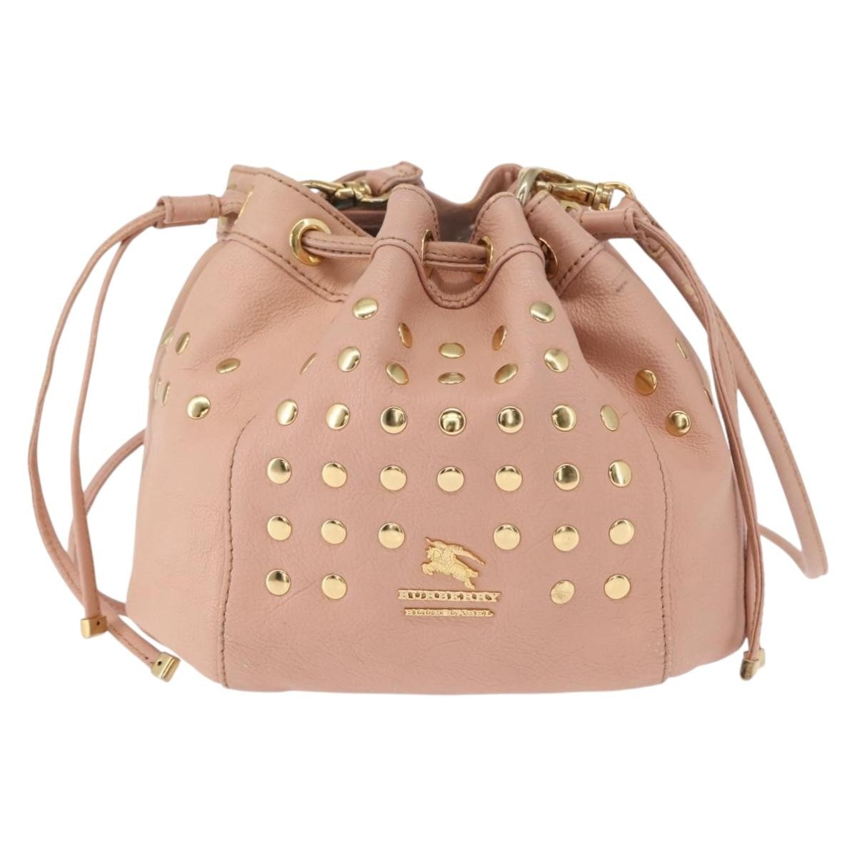 Burberry Blue Label shoulder bag Leather, PINK, LEATHER, Shoulder bag