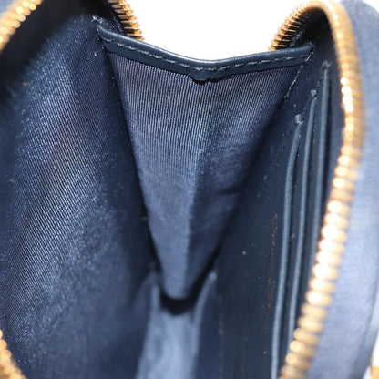 Christian Dior 30 Montaigne Phone Holder on Chain Oblique Canvas, NAVY, CANVAS, Clutche & pouche