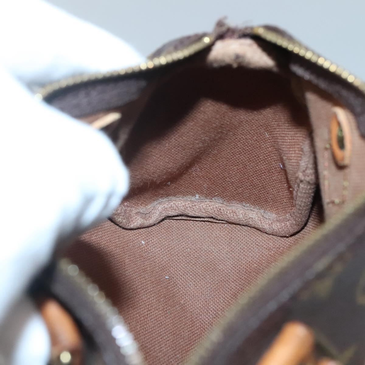 Louis Vuitton Speedy Mini HL Handbag Monogram Canvas, BROWN, CANVAS, Handbag