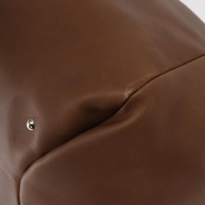 Salvatore Ferragamo Vintage Handbag Leather, BROWN, LEATHER, Handbag