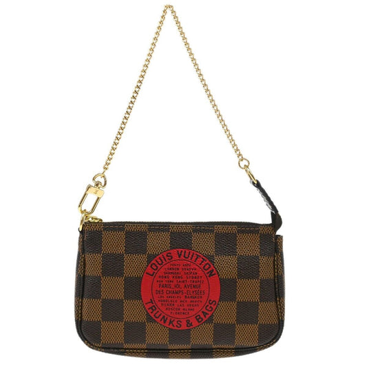 Louis Vuitton Pochette Accessoires Limited Edition Damier, BROWN, CANVAS, Clutche & pouche