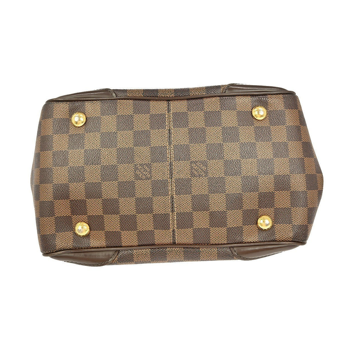 Louis Vuitton Verona Handbag Damier, BROWN, CANVAS, Handbag