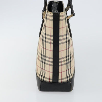 Burberry Vintage Zip Tote House Check Coated Canvas, BEIGE, CANVAS, Tote bag
