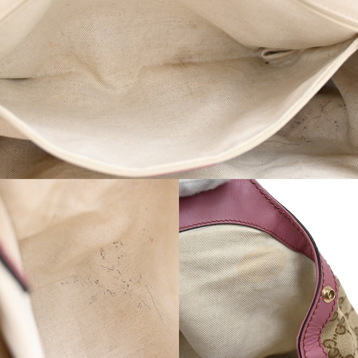 Gucci Sukey Tote GG Canvas, BEIGE, CANVAS, Handbag