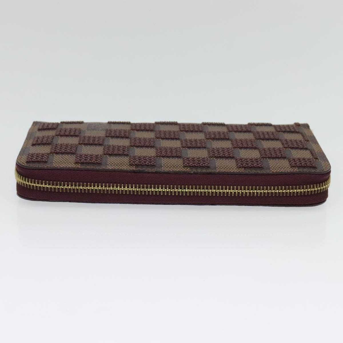 Louis Vuitton Zippy Wallet NM Damier Piet, RED, CANVAS, Wallets