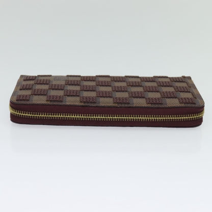Louis Vuitton Zippy Wallet NM Damier Piet, RED, CANVAS, Wallets