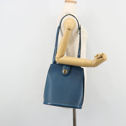 Louis Vuitton Cluny Shoulder Bag Epi Leather, Blue, Leather, Shoulder Bag