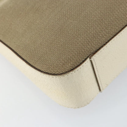 Gucci Vintage Shoulder Bag Canvas, BEIGE, CANVAS, Shoulder bag