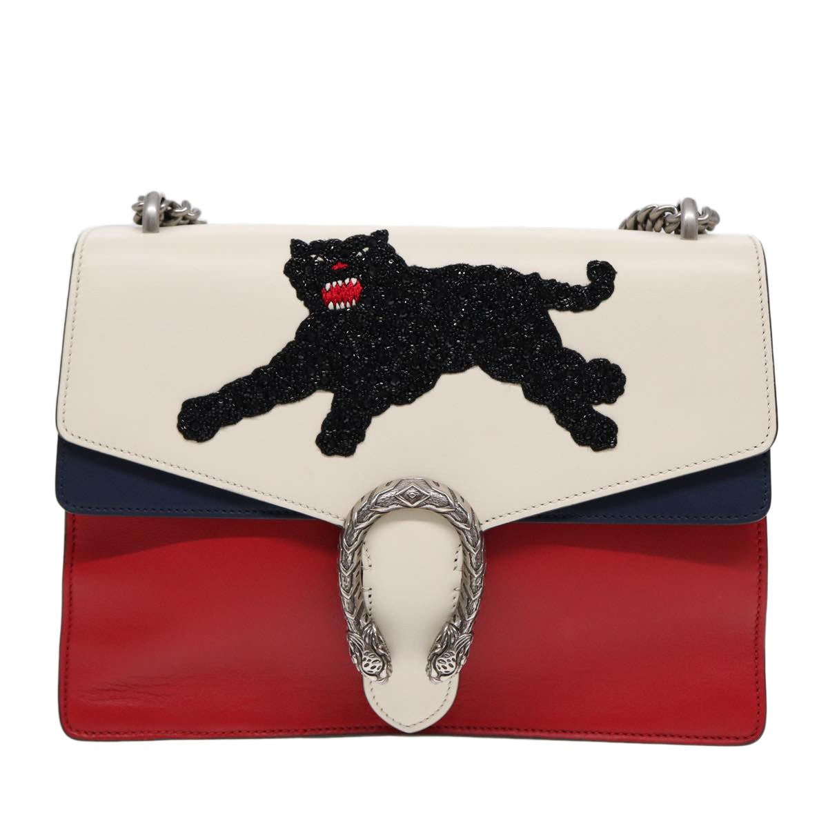 Gucci Dionysus Bag Printed Leather, MULTICOLOUR, LEATHER, Shoulder bag