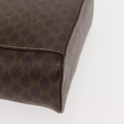 Celine Macadam Vanity Bag Canvas, BROWN, CANVAS, Handbag