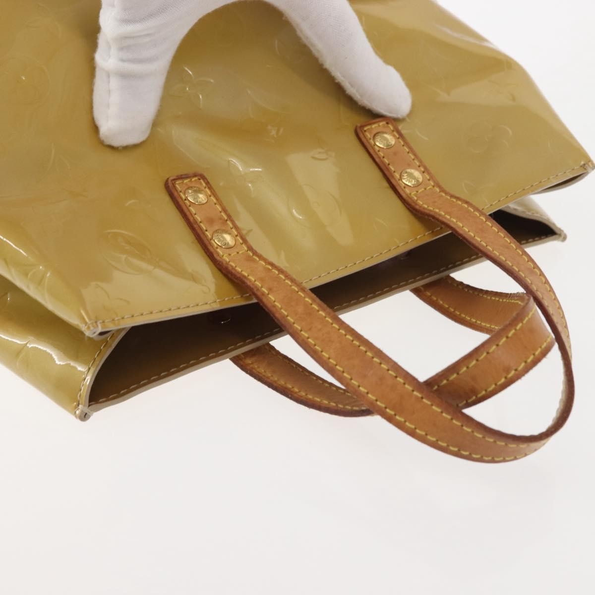 Louis Vuitton Reade Handbag Monogram Vernis, BEIGE, PATENT_LEATHER, Handbag