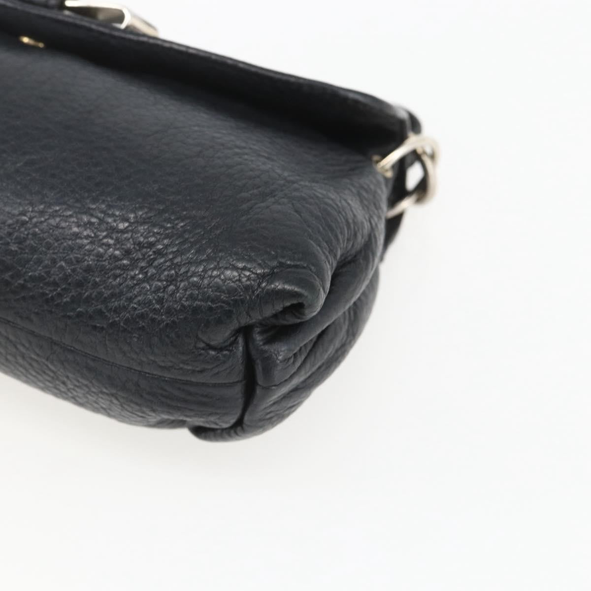 Chloe Lily Shoulder bag Leather, BLACK, LEATHER, Shoulder bag