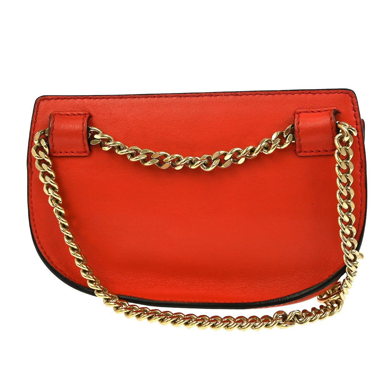 Chloe Georgia Crossbody Bag Leather, RED, LEATHER, Shoulder bag