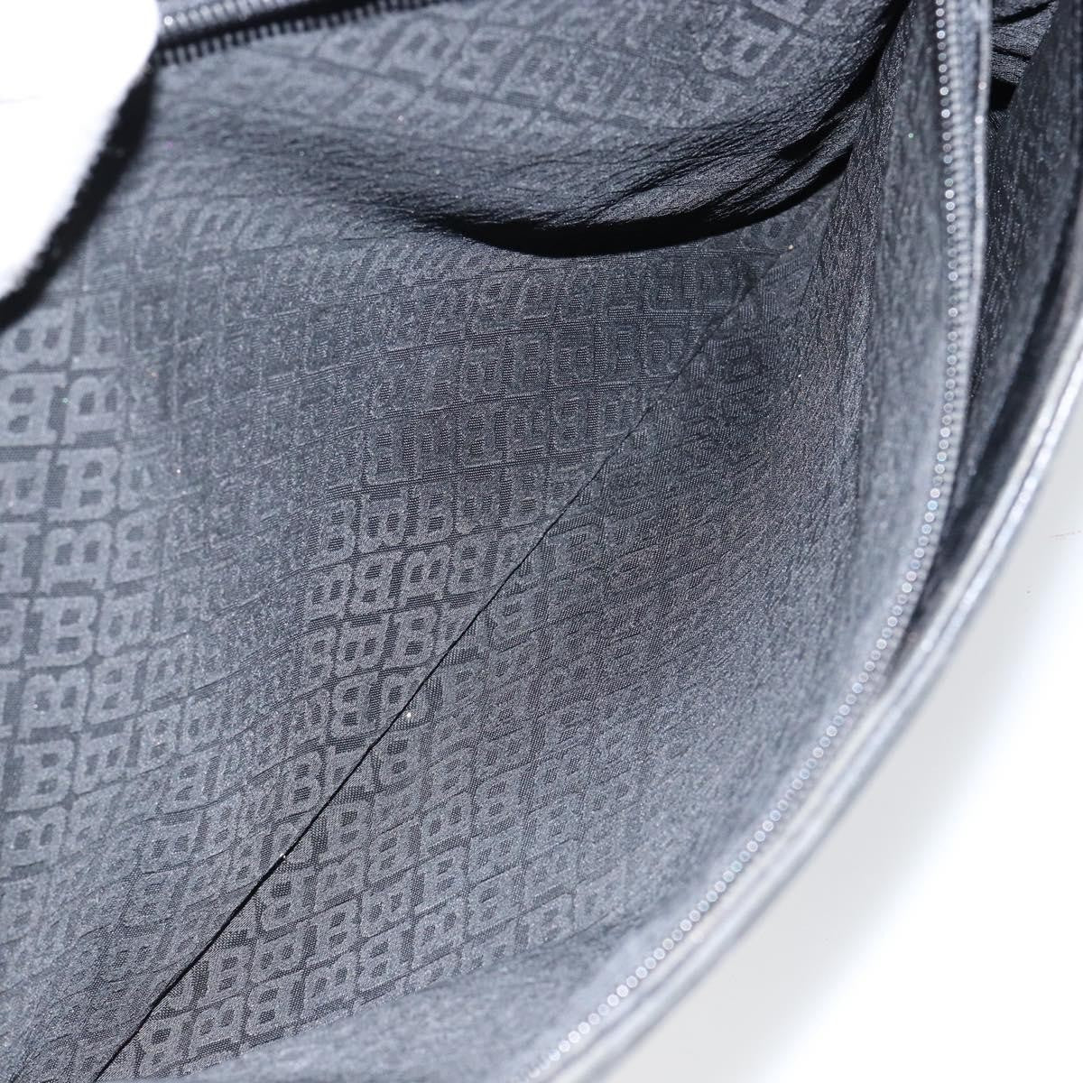 Bally Vintage Handbag Leather, BLACK, LEATHER, Handbag