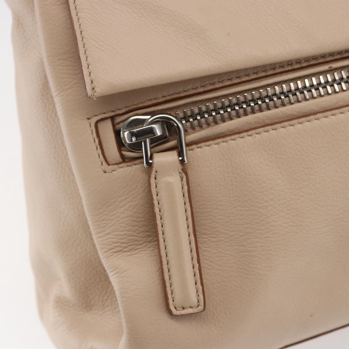 Givenchy Pandora Pure Satchel Leather, BEIGE, LEATHER, Handbag